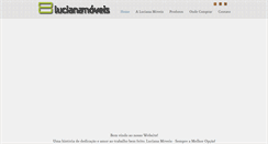 Desktop Screenshot of lucianamoveis.com.br